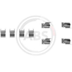 priedų komplektas, diskinių stabdžių trinkelės
                                A.B.S.                                   