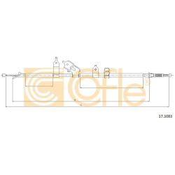 trosas, stovėjimo stabdys
                                COFLE                                                17.1083, Nenu