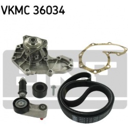 vandens siurblys + V formos rumbuotas diržas, komplektas
                                SKF                                