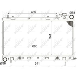 Aušinimo radiatorius
NRF 53095, NRF, 53095, a