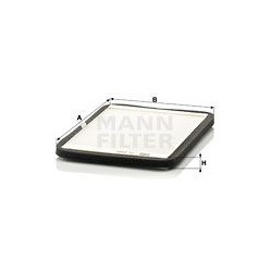 filtras, salono oras
                                MANN-FILTER                                                CU2424, MANN-