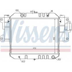 Aušinimo radiatorius
                                NISSENS                                                61733, NISSENS, 