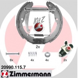 stabdžių trinkelių komplektas KIT Z
                                ZIMMERMANN                                            