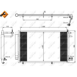 kondensatorius, oro kondicionierius EASY FIT
                                NRF                                             