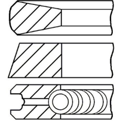 stūmoklio žiedų komplektas
                                GOETZE ENGINE                                08-138000-00, Nenu