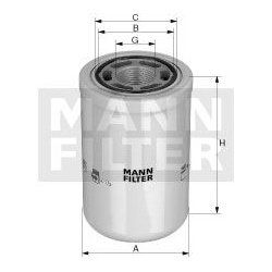 filtras, hidraulinė sistema
                                MANN-FILTER                                                WH125
