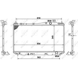 Aušinimo radiatorius
                                NRF                                                53440, NRF, 53440, a