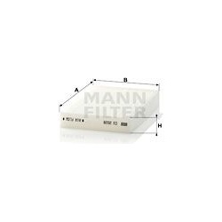 filtras, salono oras
                                MANN-FILTER                                CU2028, MANN-FILTER, CU2028, 