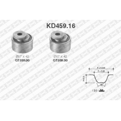 paskirstymo diržo komplektas
                                SNR                                                KD459.16, SN