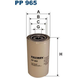 kuro filtras
                                FILTRON                                PP965, Nenurodytas gamintojas, PP965, aut