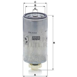 kuro filtras
MANN-FILTER WK8044X, MANN-FILTER,