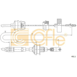 sankabos trosas
                                COFLE                                492.1, Nenurodytas gamintojas, 4921, aut