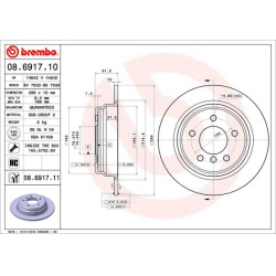 stabdžių diskas (1vnt) PRIME LINE - UV Coated
                                BREMBO                                       