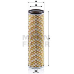 antrinis oro filtras
                                MANN-FILTER                                C12116/2, MANN-FILTER, C12116
