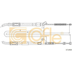trosas, stovėjimo stabdys
                                COFLE                                                17.1416, Nenu