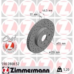 stabdžių diskas (1vnt) SPORT Z
                                ZIMMERMANN                                590.2808.52, Nenur