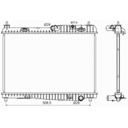 Aušinimo radiatorius
                                NRF                                                53152, NRF, 53152, a