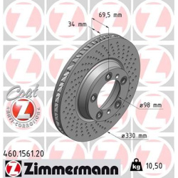 stabdžių diskas (1vnt) COAT Z
                                ZIMMERMANN                                                460