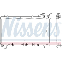 Aušinimo radiatorius
                                NISSENS                                                64186, NISSENS, 