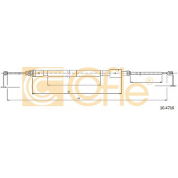 trosas, stovėjimo stabdys
                                COFLE                                                10.4716, Nenu