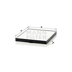 filtras, salono oras
                                MANN-FILTER                                                CU2640, MANN-