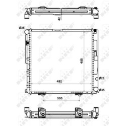 Aušinimo radiatorius
                                NRF                                                53876, NRF, 53876, a