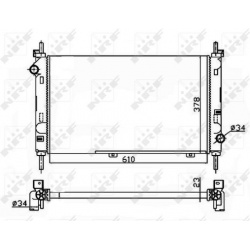 Aušinimo radiatorius
                                NRF                                                509528A, NRF, 509528