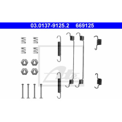 priedų komplektas, stabdžių trinkelės
                                ATE                                                
