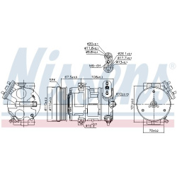 kompresorius, oro kondicionierius ** FIRST FIT **
                                NISSENS                                    