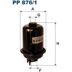 kuro filtras
                                FILTRON                                PP876/1, Nenurodytas gamintojas, PP8761, 