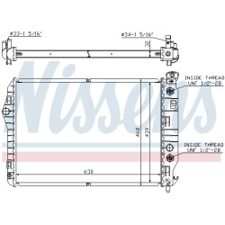 Aušinimo radiatorius
                                NISSENS                                                60922, NISSENS, 