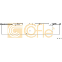 trosas, stovėjimo stabdys
                                COFLE                                                11.6799, Nenu