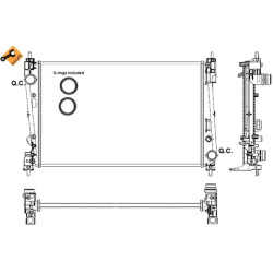 Aušinimo radiatorius
                                NRF                                53017, NRF, 53017, auto detalė
