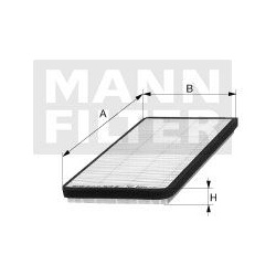 filtras, salono oras
                                MANN-FILTER                                                CU2431, MANN-