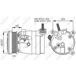 kompresorius, oro kondicionierius EASY FIT
NRF