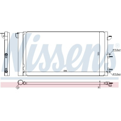 kondensatorius, oro kondicionierius ** FIRST FIT **
NISSENS