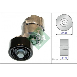 diržo įtempiklis, V formos rumbuotas diržas
                                INA                                           