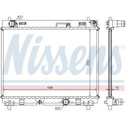 Aušinimo radiatorius
                                NISSENS                                                64676A, NISSENS,