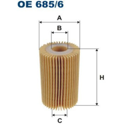 alyvos filtras
                                FILTRON                                                OE685/6, Nenurodytas ga