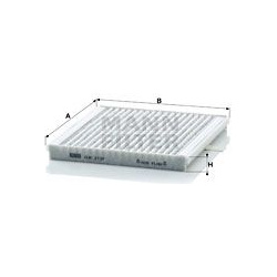filtras, salono oras
                                MANN-FILTER                                                CUK2137, MANN