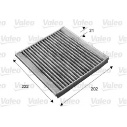 filtras, salono oras VALEO PROTECT
                                                715676, VALEO, 715676, auto detalė