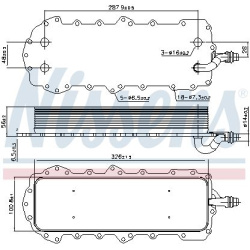 Aušintuvas tepalo
                                NISSENS                                                90947, NISSENS, 909