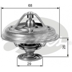 termostatas, aušinimo skystis
                                GATES                                                TH10078G1