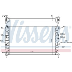 Aušinimo radiatorius
NISSENS 63013A, NISSENS,