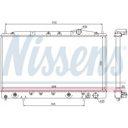 Aušinimo radiatorius
                                NISSENS                                62865, NISSENS, 62865, auto deta