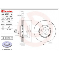 stabdžių diskas (1vnt) PRIME LINE
                                BREMBO                                                09.