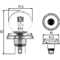 lemputė STANDARD
                                HELLA                                                8GD 002 088-071, Nenur