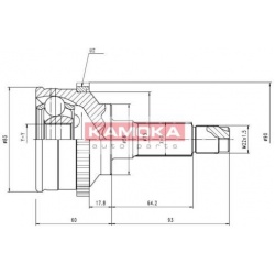 pusašio šarnyras
KAMOKA 6598, KAMOKA, 6598,