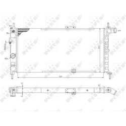 Aušinimo radiatorius
                                NRF                                                52019, NRF, 52019, a