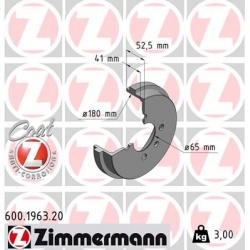 stabdžių būgnas COAT Z
                                ZIMMERMANN                                                600.1963.